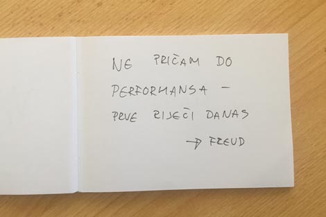 Izložba i performans – Bojan Koštić, Das Unbehagen II