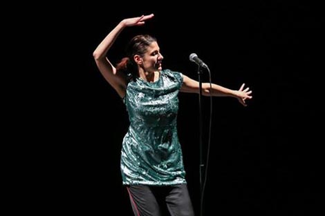 Dijaloški TASK 19 (Posvećeno C.L. i tekstovima koji nisu ušli u finalnu verziju), autori Iva Nerina Sibila / Bojan Gagić, foto: facebook PlatformaHR