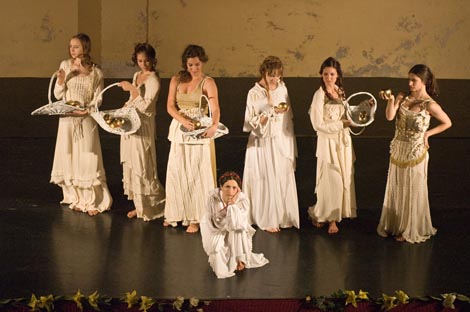 Perivoj Slave; Zadarski plesni ansambl: Petar Zoranić, Planine, kor. i red. Sanja Petrovski, foto © Željko Karavida