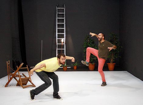 Antic Teatre/Adriantic, Barcelona: Y porqué John Cage? (I zašto John Cage?), koncept Jorge Dutor i Guillem Mont de Palol, foto: Jordi Surribas